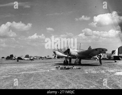 La Royal Air Force Bomber Command 1940 Bristol Blenheim Mk IV de No 40 e Escadron à Wyton, juillet 1940. Banque D'Images