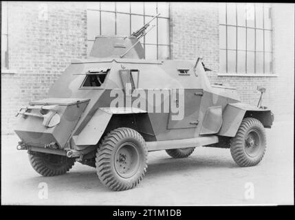 Chars et véhicules blindés de l'armée britannique 1939-45 Humber light reconnasissance location Banque D'Images