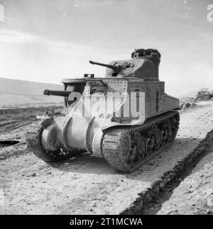 L'Armée britannique au Royaume-Uni Char moyen M3 1939-1945 (Lee Mk I), 11 mars 1942. Banque D'Images