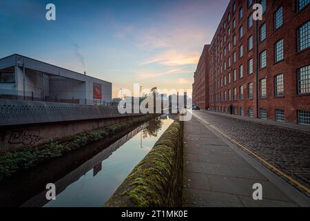 Le canal Rochdale, Ancoats, Manchester Banque D'Images