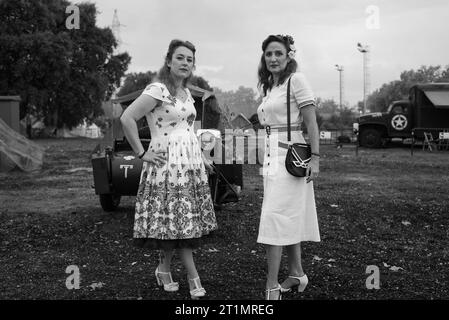 REVIVE LA foire de L'HISTOIRE, exposition d'histoire militaire de la Seconde Guerre mondiale à Ifema Madird, 14 octobre 2023, Espagne. Banque D'Images