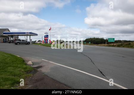 Irving Oil Big Stop Junction à Goobies, Terre-Neuve-et-Labrador, Canada Banque D'Images