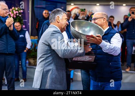 Ambert, France. 14 octobre 2023. Ambiance lors de la finale de la coupe de France des Rallyes Ambert 2023, du 12 au 14 octobre 2023 à Ambert, France - photo Damien Saulnier/DPPI crédit : DPPI Media/Alamy Live News Banque D'Images