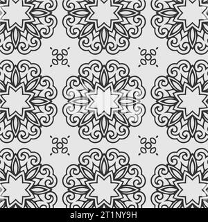 formes grammaticales de fleurs de vecteur d'art numérique et conception de motifs Illustration de Vecteur