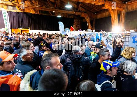 Ambert, France. 14 octobre 2023. Ambiance lors de la finale de la coupe de France des Rallyes Ambert 2023, du 12 au 14 octobre 2023 à Ambert, France - photo Damien Saulnier/DPPI crédit : DPPI Media/Alamy Live News Banque D'Images