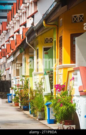 Singapour, Peranakan District de Joo Chiat Banque D'Images