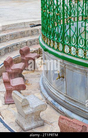 La fontaine d'ablution Al-Kas sur le Mont du Temple à Jérusalem Banque D'Images