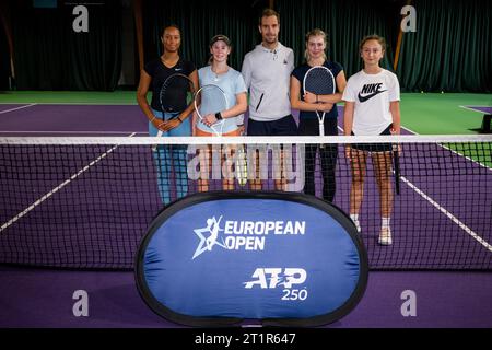 Anvers, Belgique. 15 octobre 2023. Le français Richard Gasquet pose pour le photographe lors de l’European Open de tennis ATP, à Anvers, dimanche 15 octobre 2023. BELGA PHOTO JASPER JACOBS crédit : Belga News Agency/Alamy Live News Banque D'Images