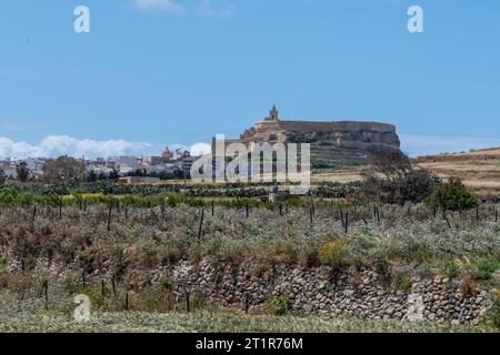 Gozo, Malte, 3 mai 2023. La Cittadella, également connue sous le nom de Citadelle, Castello ou Gran Castello, est une citadelle de Victoria. Banque D'Images