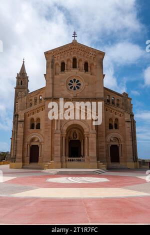 Gozo, Malte, 3 mai 2023. Le sanctuaire national Ta' Pinu est un édifice religieux catholique situé à Għarb, sur l'île de Gozo. C'est une mariale maltaise Banque D'Images