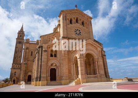 Gozo, Malte, 3 mai 2023. Le sanctuaire national Ta' Pinu est un édifice religieux catholique situé à Għarb, sur l'île de Gozo. C'est une mariale maltaise Banque D'Images