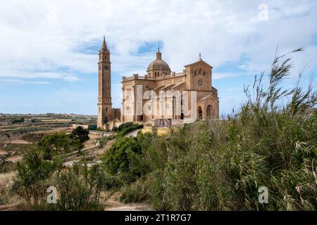 Gozo, Malte, 3 mai 2023. Le sanctuaire national Ta' Pinu est un édifice religieux catholique situé à Għarb, sur l'île de Gozo. C'est une mariale maltaise Banque D'Images