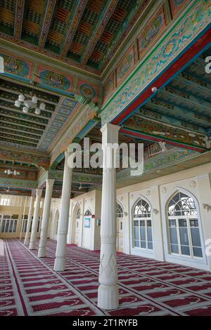 Namangan, Ouzbékistan - 15 octobre 2023 : vues de la mosquée Xoja Amin Jome à Namangan, Ouzbékistan. Banque D'Images