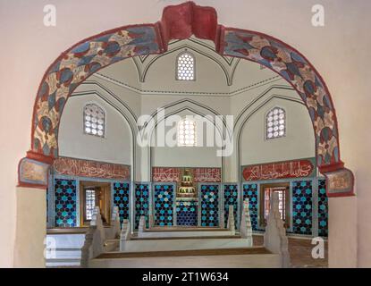 Tombe de Sehzade Ahmed dans le complexe Muradiye à Bursa, Turquie Banque D'Images