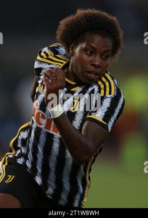 Biella, Italie. 15 octobre 2023. Lineth Beerensteyn de la Juventus lors du Serie A Femminile Match au Stadio Vittorio Pozzo, Biella. Le crédit photo devrait se lire : Jonathan Moscrop/Sportimage crédit : Sportimage Ltd/Alamy Live News Banque D'Images