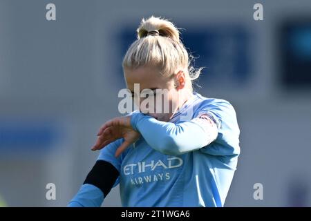 Manchester, Royaume-Uni. 15 octobre 2023. Alex Greenwood de Manchester City Women lors du match de FA Women's Super League à l'Academy Stadium de Manchester. Le crédit photo devrait se lire : Ben Roberts/Sportimage crédit : Sportimage Ltd/Alamy Live News Banque D'Images