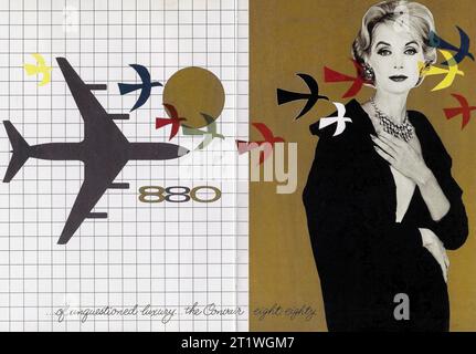 1958 Convair 880 ad Banque D'Images