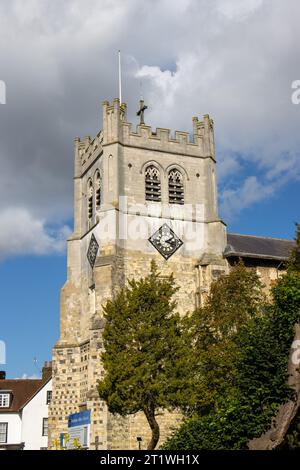 Abbaye de Waltham dans le Hertfordshire, Royaume-Uni Banque D'Images