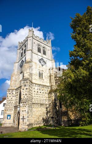 Abbaye de Waltham dans le Hertfordshire, Royaume-Uni Banque D'Images