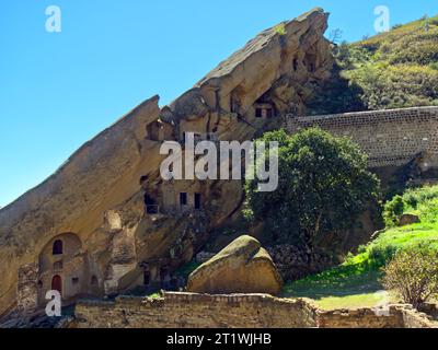 Monastère David Gareji le plus ancien monastère orthodoxe chrétien de Géorgie Banque D'Images