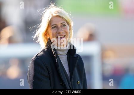 Carolina Morace, entraîneur-chef des London City Lionnes, lors du match de championnat féminin de la FA entre Crystal Palace et London City Lionnes au VBS Community Stadium, Sutton. (Stephen Flynn/SPP) crédit : SPP Sport Press photo. /Alamy Live News Banque D'Images