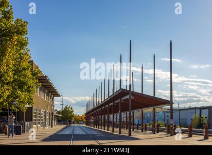 Santa Fe Railyard à Santa Fe, Nouveau-Mexique Banque D'Images