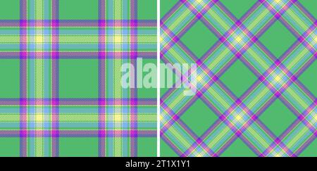 Tissu de fond textile. Vecteur de vérification tartan. Motif de texture sans couture à carreaux dans l'ensemble. Illustration de Vecteur
