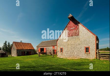 Farm Orwell Corner Historic Village   Vernon Bridge, Île-du-Prince-Édouard, CAN Banque D'Images