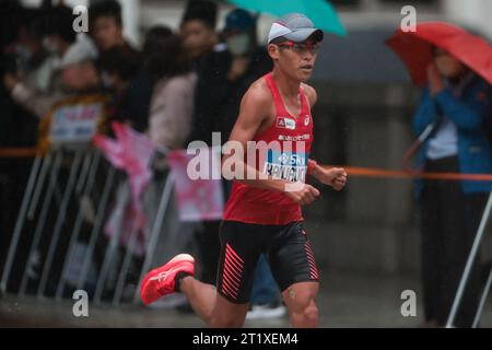 Tokyo, Japon. 15 octobre 2023. Marathon Yuki Kawauchi : Grand Championnat de Marathon (MGC) course masculine à Tokyo, Japon . Crédit : /AFLO SPORT/Alamy Live News Banque D'Images