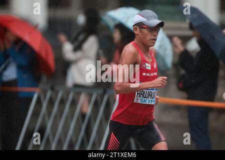 Tokyo, Japon. 15 octobre 2023. Marathon Yuki Kawauchi : Grand Championnat de Marathon (MGC) course masculine à Tokyo, Japon . Crédit : /AFLO SPORT/Alamy Live News Banque D'Images