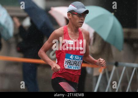 Tokyo, Japon. 15 octobre 2023. Marathon Yuki Kawauchi : Grand Championnat de Marathon (MGC) course masculine à Tokyo, Japon . Crédit : /AFLO SPORT/Alamy Live News Banque D'Images