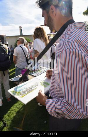 Hyères, France. 15 octobre 2023. La cérémonie de remise des prix et la clôture de la 38e édition du Festival International de mode, Photographie et Accessoires de mode le 15 octobre 2023, à Villa Noailles, Hyères, France. Photo de Jana Call Me J/ABACAPRESS.COM crédit : Abaca Press/Alamy Live News Banque D'Images