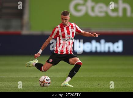 Romeo Beckham de Brentford B. - Brentford B contre Manchester City EDS, The Robert Rowan Invitational, GTECH Community Stadium, Londres, Royaume-Uni - 19 mai 2023. Usage éditorial uniquement - des restrictions DataCo s'appliquent Banque D'Images