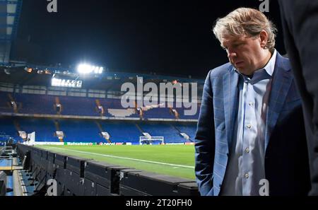 Todd Boehly, propriétaire de Chelsea et Borussia Dortmund, Ligue des champions de l'UEFA, Stamford Bridge, Londres, Royaume-Uni - 7th mars 2023 Banque D'Images