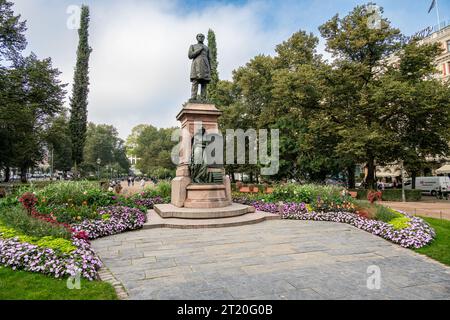 Monument Esplanadi, Helsinki, Finlande Banque D'Images