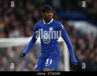 Noni Madueke de Chelsea. - Chelsea contre Leeds United, Premier League, Stamford Bridge Stadium, Londres, Royaume-Uni - 4 mars 2023. Usage éditorial uniquement - des restrictions DataCo s'appliquent Banque D'Images