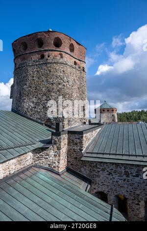 Château de Savonlinna, Finlande Banque D'Images