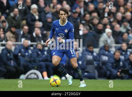 Joao Felix de Chelsea. - Tottenham Hotspur v Chelsea, Premier League, Tottenham Hotspur Stadium, Londres, Royaume-Uni - 26 février 2023. Usage éditorial uniquement - des restrictions DataCo s'appliquent Banque D'Images