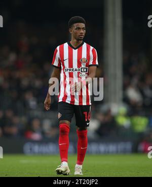 AMAD Diallo de Sunderland. - Fulham contre Sunderland, Emirates FA Cup, 4e tour, Craven Cottage Stadium, Londres, Royaume-Uni - 28 janvier 2023. Usage éditorial uniquement - des restrictions DataCo s'appliquent. Banque D'Images