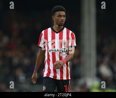 AMAD Diallo de Sunderland. - Fulham contre Sunderland, Emirates FA Cup, 4e tour, Craven Cottage Stadium, Londres, Royaume-Uni - 28 janvier 2023. Usage éditorial uniquement - des restrictions DataCo s'appliquent. Banque D'Images