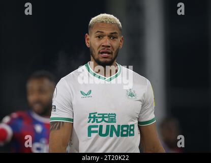 Joelinton de Newcastle United. - Crystal Palace v Newcastle United, Premier League, Selhurst Park Stadium, Croydon, Royaume-Uni - 21 janvier 2023. Usage éditorial uniquement - des restrictions DataCo s'appliquent. Banque D'Images