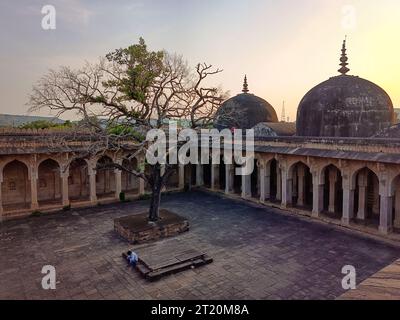 JAMA Masjid, Chanderi, Madhya Pradesh, Inde. Banque D'Images