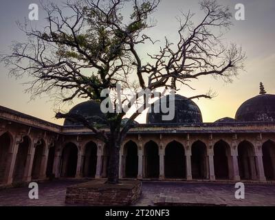 JAMA Masjid, Chanderi, Madhya Pradesh, Inde. Banque D'Images