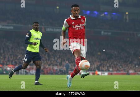 Gabriel Jésus d'Arsenal. - Arsenal v Zurich, UEFA Europa League, phase de groupes, Emirates Stadium, Londres, Royaume-Uni - 3 novembre 2022 usage éditorial uniquement - des restrictions DataCo s'appliquent Banque D'Images