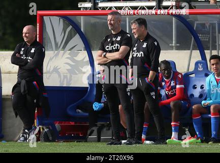 Rob Quinn Manager de Crystal Palace U18. - Crystal Palace U18 contre Fulham U18, U18 Premier League South, Crystal Palace Academy, Londres. - 29 octobre 2022. Usage éditorial uniquement - des restrictions DataCo s'appliquent. Banque D'Images