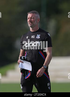 Rob Quinn Manager de Crystal Palace U18. - Crystal Palace U18 contre Fulham U18, U18 Premier League South, Crystal Palace Academy, Londres. - 29 octobre 2022. Usage éditorial uniquement - des restrictions DataCo s'appliquent. Banque D'Images