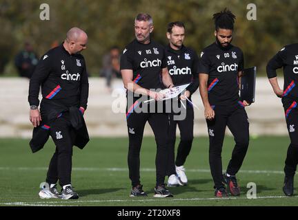 Rob Quinn Manager de Crystal Palace U18. - Crystal Palace U18 contre Fulham U18, U18 Premier League South, Crystal Palace Academy, Londres. - 29 octobre 2022. Usage éditorial uniquement - des restrictions DataCo s'appliquent. Banque D'Images