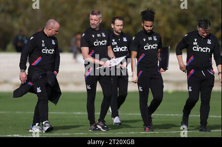 Rob Quinn Manager de Crystal Palace U18. - Crystal Palace U18 contre Fulham U18, U18 Premier League South, Crystal Palace Academy, Londres. - 29 octobre 2022. Usage éditorial uniquement - des restrictions DataCo s'appliquent. Banque D'Images