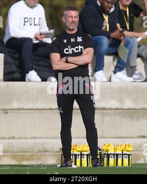 Rob Quinn Manager de Crystal Palace U18. - Crystal Palace U18 contre Fulham U18, U18 Premier League South, Crystal Palace Academy, Londres. - 29 octobre 2022. Usage éditorial uniquement - des restrictions DataCo s'appliquent. Banque D'Images