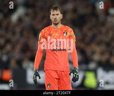 Mark travers de Bournemouth. - West Ham United v AFC Bournemouth, Premier League, The London Stadium, Londres, Royaume-Uni - 24 octobre 2022 usage éditorial uniquement - des restrictions DataCo s'appliquent Banque D'Images